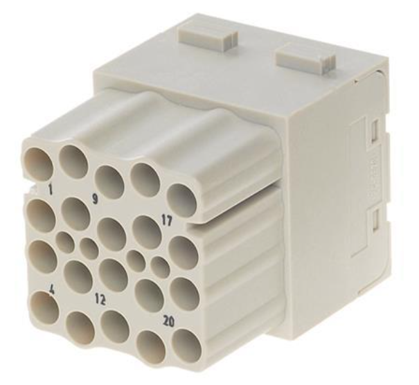 Heavy Duty Power Connectors Heavy Duty Power Connectors MOD FOR FEMALE CON EEE MOD 20 CRIMP CON