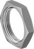 Nut - A6X30236150 / 304 Stainless Steel Threaded Pipe Fitting, Low-Pressure, Locknut, 1-1/4 Npsl Female