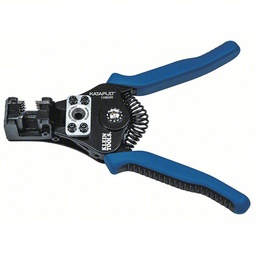 [E01-000005] Katapult Wire Stripper/Cutter: 20 AWG to 8 AWG, 6 5/8 in Overall Lg, Std Cushion Grip, Cast Alloy