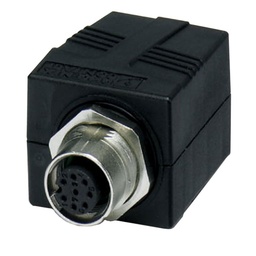 [E01-000123] ADAPT CIRC 8POS TO RJ45 JACK BLK - 1414396