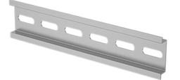 [E01-000172] Steel DIN 3 Rail, 9-13/16" Length